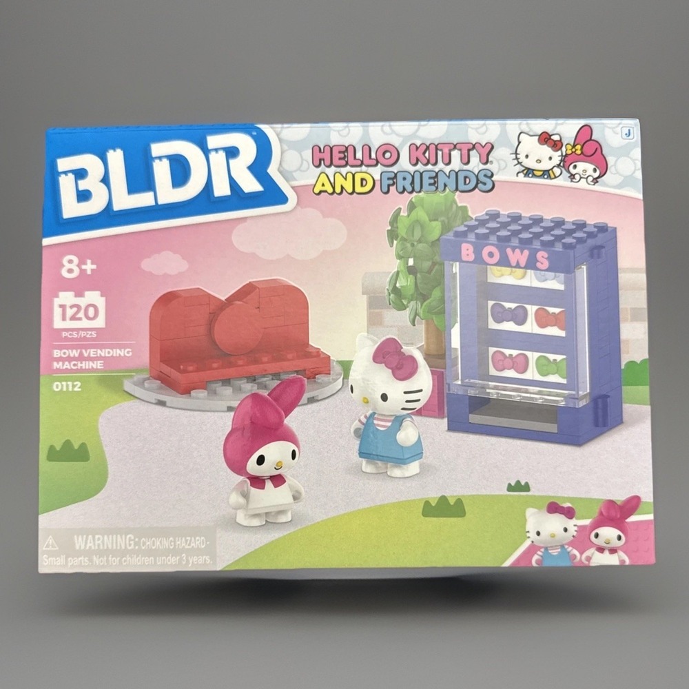 BLDR Hello Kitty and Friends Bow Vending Machine Builder Set 120 pcs NIB